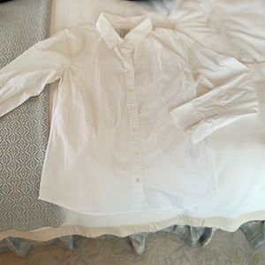 J. Crew collared white button-up
